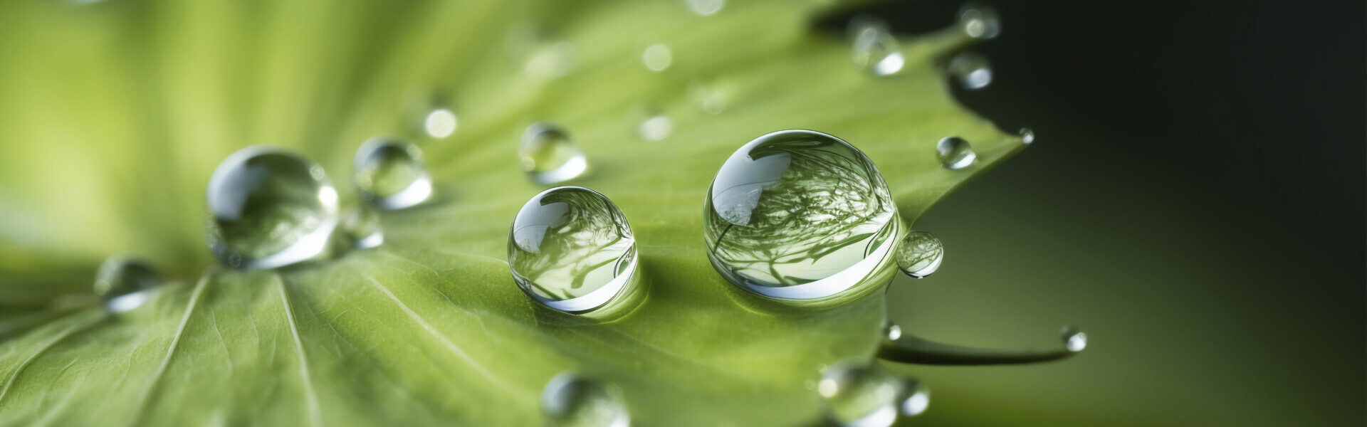 Durch Regenwasser gelangt Kalk in unseren Wasserkreislauf.