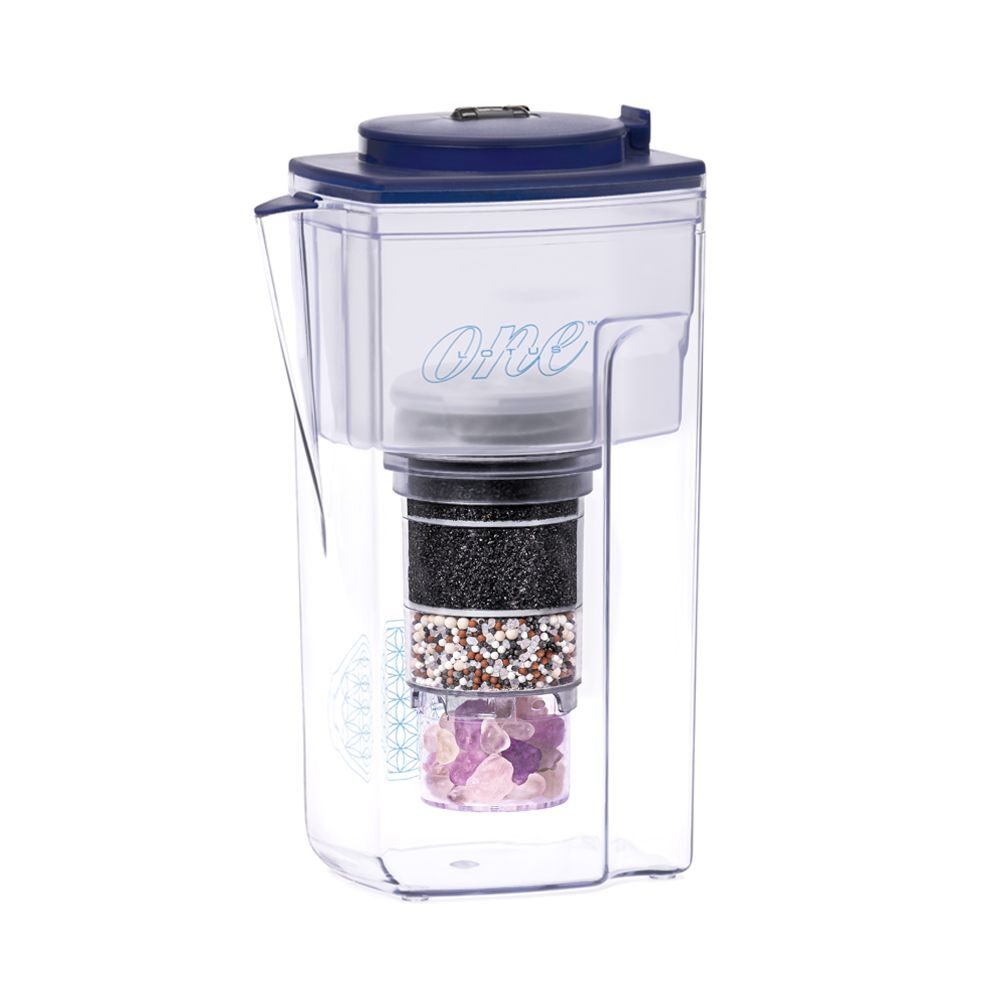 Produktbild: Filterkanne ONE in Blau mit NATURA PLUS Filter.