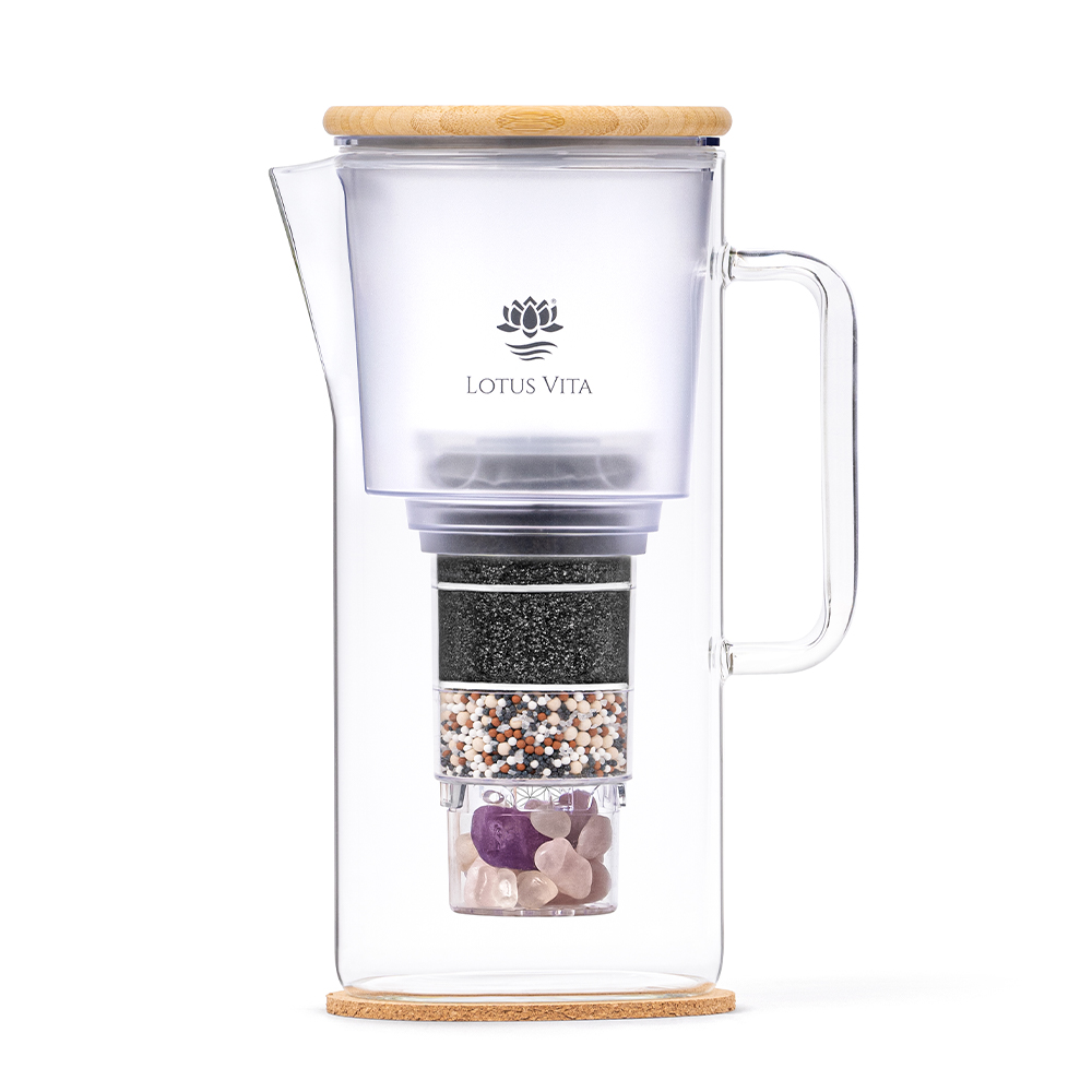Produktbild: Glas-Filterkanne KATARA von Lotus Vita.