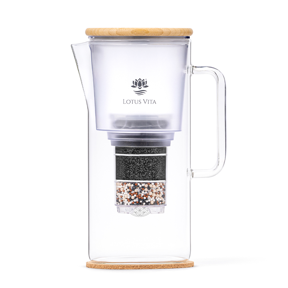 Produktbild: Glas-Filterkanne KATARA von Lotus Vita.